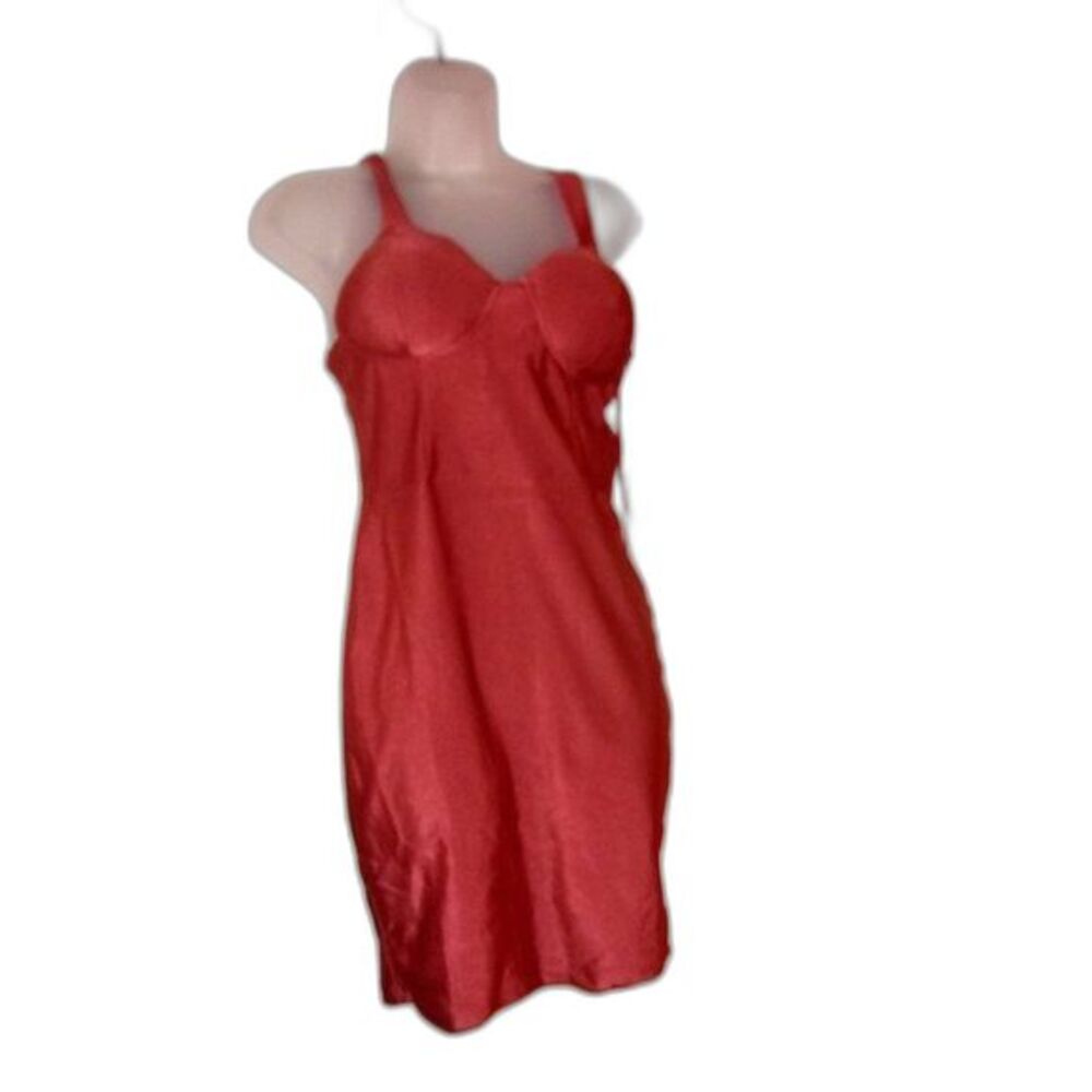 Haute Monde Large Light Rust bustier mini dress NWT